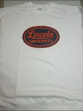 Lincoln University PA White Sweatshirt XXL